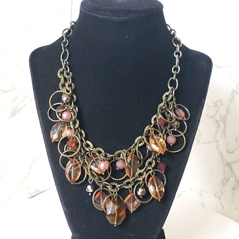 PREMIER DESIGNS Multi-strand Chunky Charm Necklace